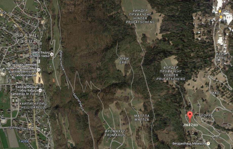 HB0/RC3C house location in Liechtenstein :: Google Maps